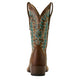 Ariat Womens Beaumont Sassy Brown Gilded Tiger Print 10063900 - Heel View