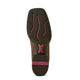 Ariat Wms Round Up Wide Square Toe Stretchfit Sassy Brown - View 7