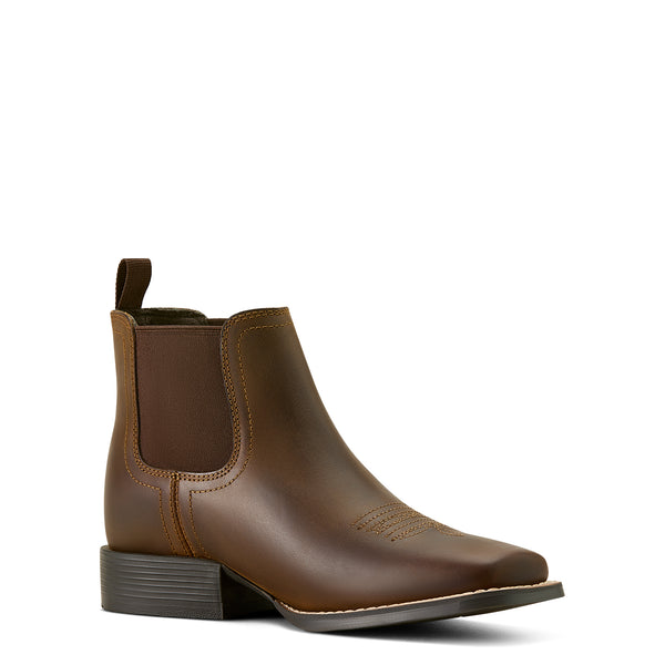 Ariat Yth Booker Chelsea Distressed Brown - View 4