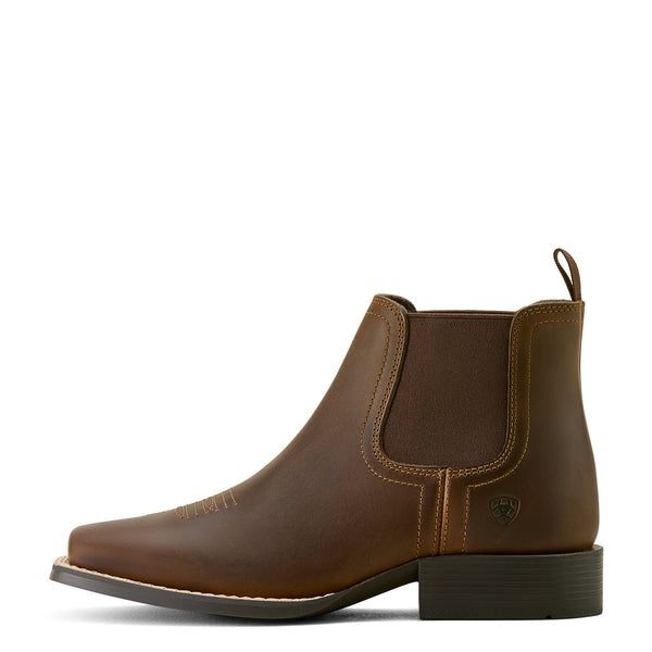 Ariat Yth Booker Chelsea Distressed Brown - View 2