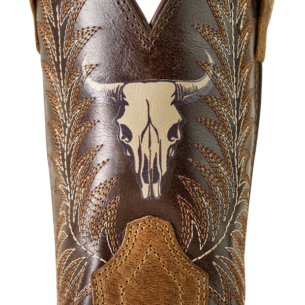 Ariat Yth Stampede Desert Brown / Thunder Brown - View 4