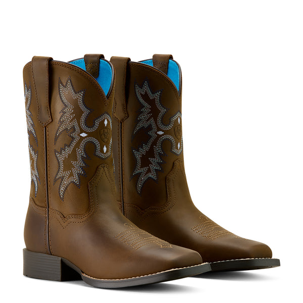 Ariat Yth Tombstone Distressed Brown - View 3