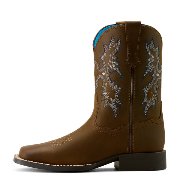 Ariat Yth Tombstone Distressed Brown - View 2