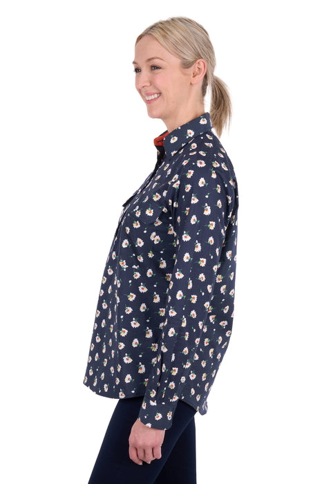 Hard Slog Women’s Joanna Half Placket Long Sleeve Shirt - side