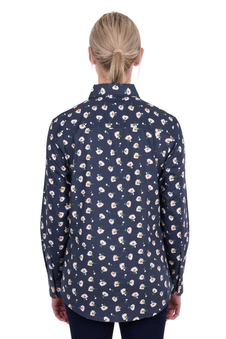 Hard Slog Women’s Joanna Half Placket Long Sleeve Shirt - back