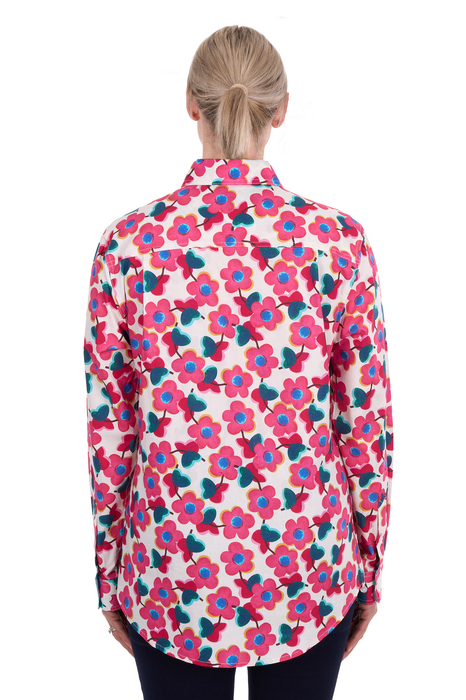 Hard Slog Women’s Lorri Half Placket Long Sleeve Shirt - back