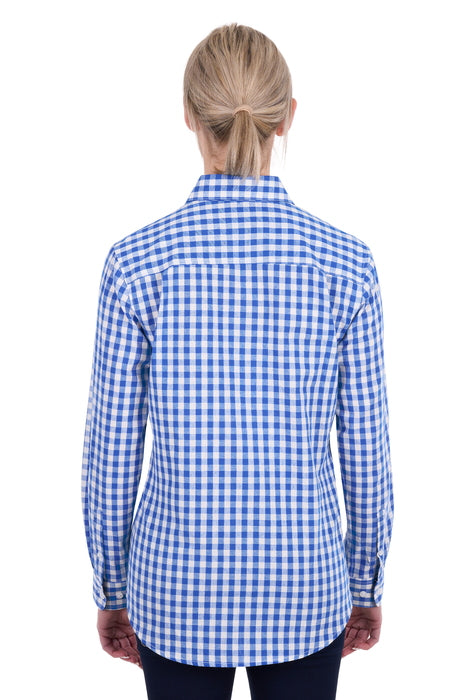 Hard Slog Women’s Rowe Full Placket Long Sleeve Shirt - back