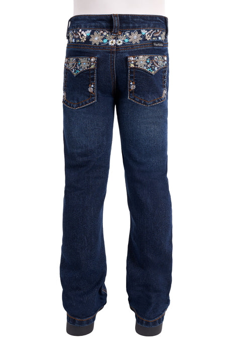 Pure Western Girl’s Blossom Boot Cut Jean - back