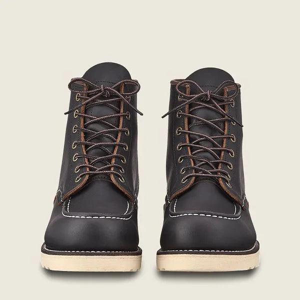 Red Wing Moc Toe Black Prairie - D Fit - US 9.5