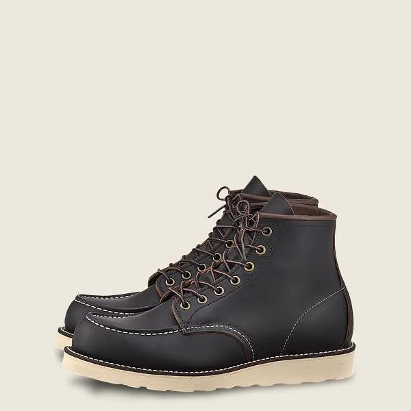 Red Wing Moc Toe Black Prairie - D Fit - US 7