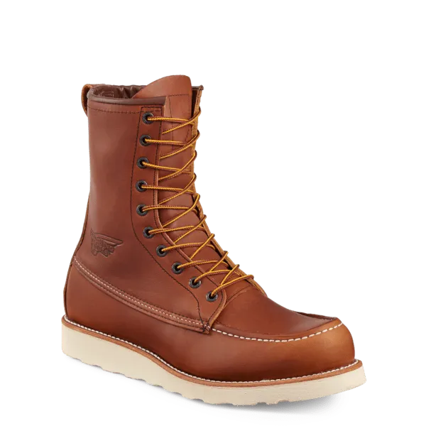 Red Wing 8-inch Moc, Oro Original Lace Up Style 10877 - EE Fit - US 8