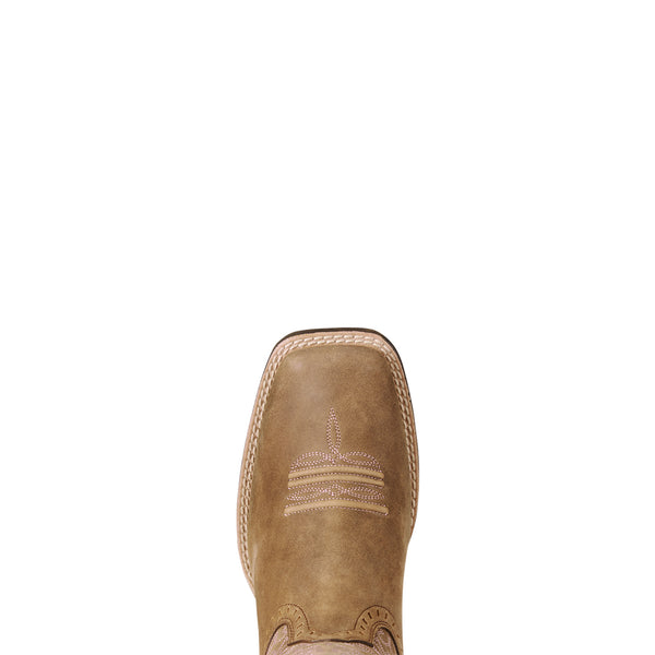Ariat Wms Round Up Remuda Brown Bomber - View 8