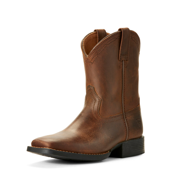 Ariat Kds Heritage Roper Wst Distressed Brown