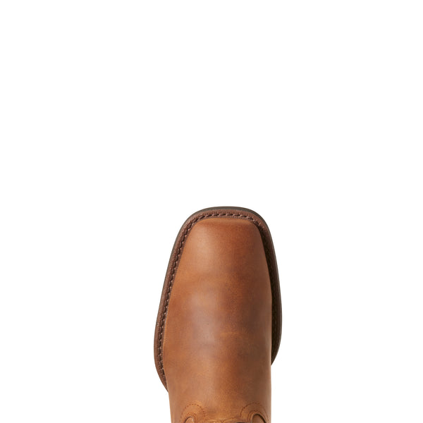 Ariat Wms Roper Wide Square Toe Distressed Brown - View 5