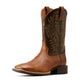 Ariat Mns Sport Western Wide Square Toe Peanut Butter /chaga Brown