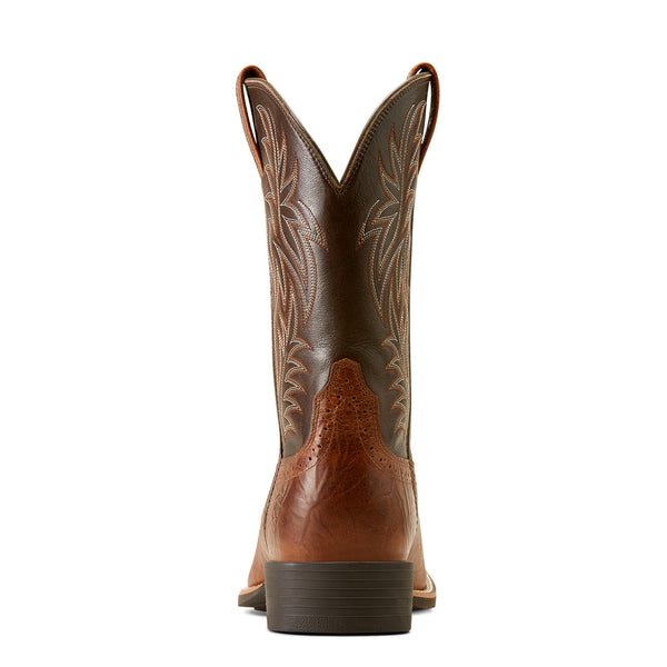 Ariat Mns Sport Western Wide Square Toe Peanut Butter /chaga Brown - View 4