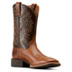 Ariat Mns Sport Western Wide Square Toe Peanut Butter /chaga Brown - View 2