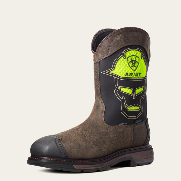 Ariat Mns Workhog Xt Venttek Bold H2o Carbon Toe Iron