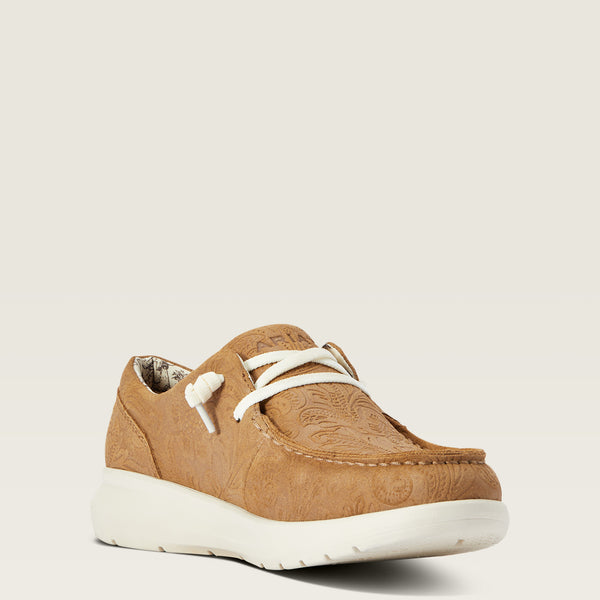 Ariat Wms Hilo Tan Floral Emboss - View 5