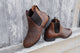 Ariat Mens Acton Distressed Brown boots lifestyle view