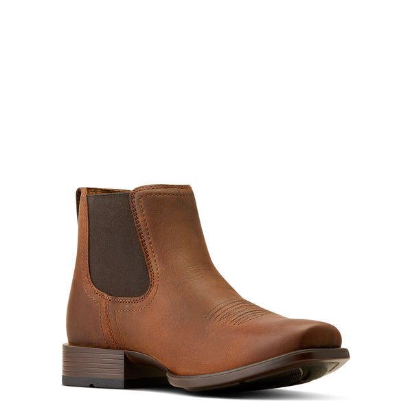 Ariat Mns Booker Ultra Square Toe Rough Tan - View 3
