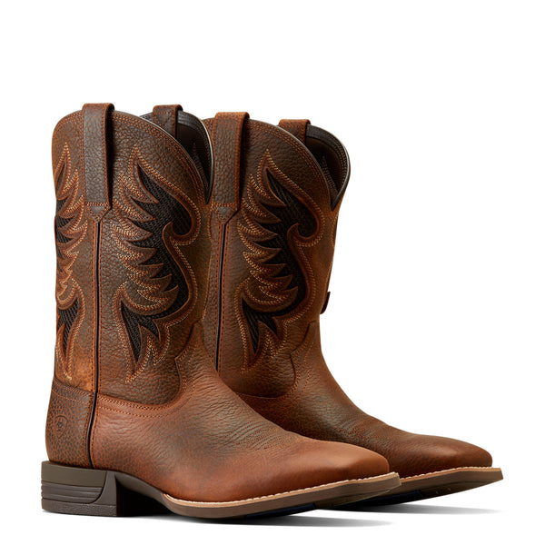 Ariat Mns Cowpuncher Venttek Brown Oiled Rowdy - View 4