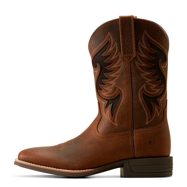 Ariat Mns Cowpuncher Venttek Brown Oiled Rowdy - View 2