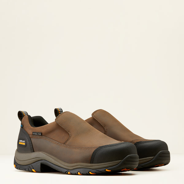 Ariat Mns Duraralley H2o St Distressed Brown - View 3