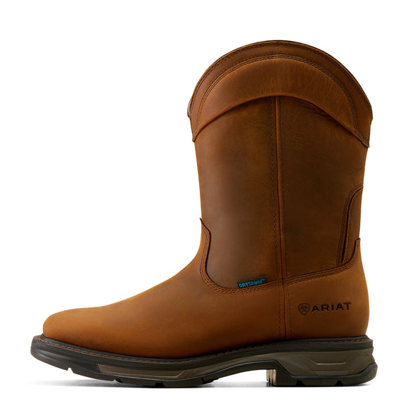 Ariat Mens WorkHog XT Wellington H2O Distressed Brown 10050832 - Side View