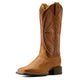 Ariat Womens Round Up Ruidoso Pearl Burnished Chestnut 10051066 - 3/4 Front View