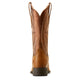 Ariat Womens Round Up Ruidoso Pearl Burnished Chestnut 10051066 - Heel View