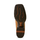 Ariat Womens Round Up Ruidoso Pearl Burnished Chestnut 10051066 - Sole View