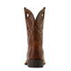 Ariat Mens Sport Rodeo Aged Tan Elephant Print Luna Tan 10061183 - Heel View