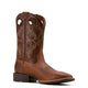 Ariat Mens Sport Rodeo Aged Tan Elephant Print Luna Tan 10061183 - Medial View