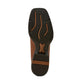 Ariat Mens Sport Rodeo Aged Tan Elephant Print Luna Tan 10061183 - Sole View
