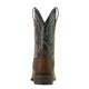 Ariat Mens Hybrid Ranchwork H2O Tavern Taupe Dark Denim 10061232 - Heel View