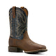 Ariat Mens Hybrid Ranchwork H2O Tavern Taupe Dark Denim 10061232 - Medial View