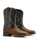 Ariat Mens Hybrid Ranchwork H2O Tavern Taupe Dark Denim 10061232 - Pair View