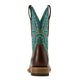 Ariat Mens Walker Espresso Scuba Blue 10061240 - Heel View