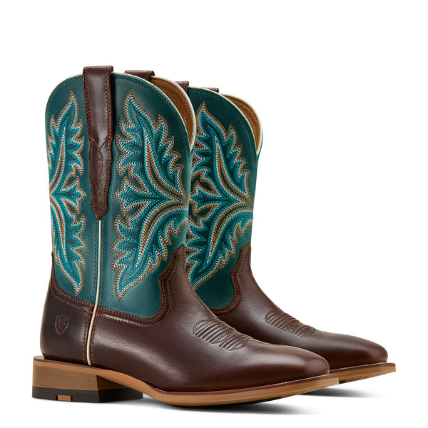 Ariat Mens Walker Espresso Scuba Blue 10061240 - Pair View