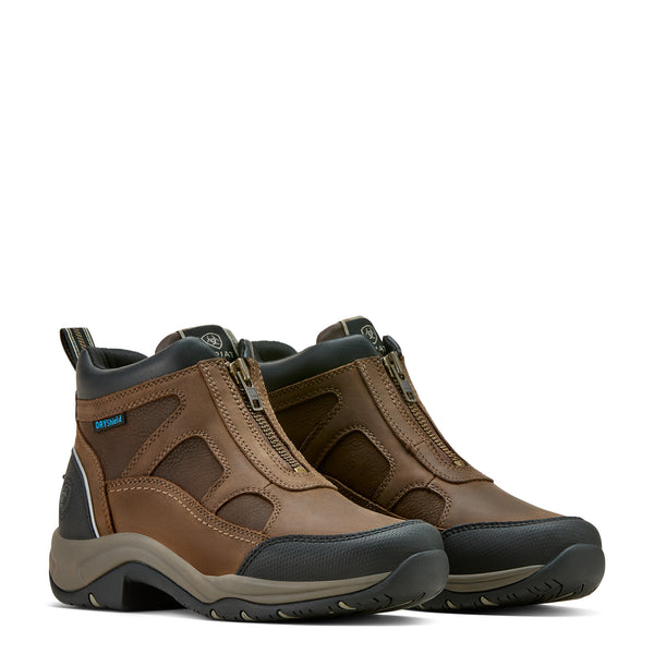 Ariat Wms Terrain Zip H2o Palm Brown - View 7