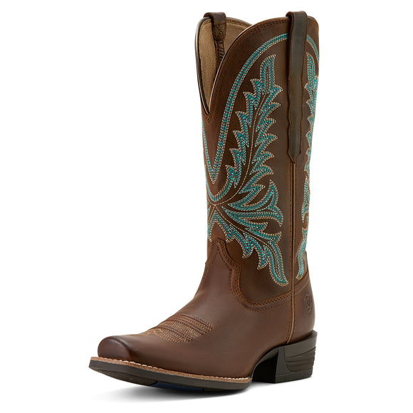 Ariat Womens Rock Creek Sassy Brown 10061144 - 3/4 Front View