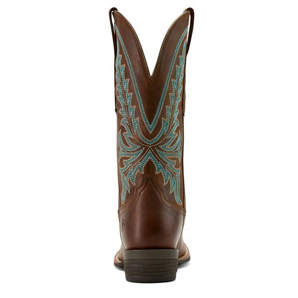 Ariat Womens Rock Creek Sassy Brown 10061144 - Heel View
