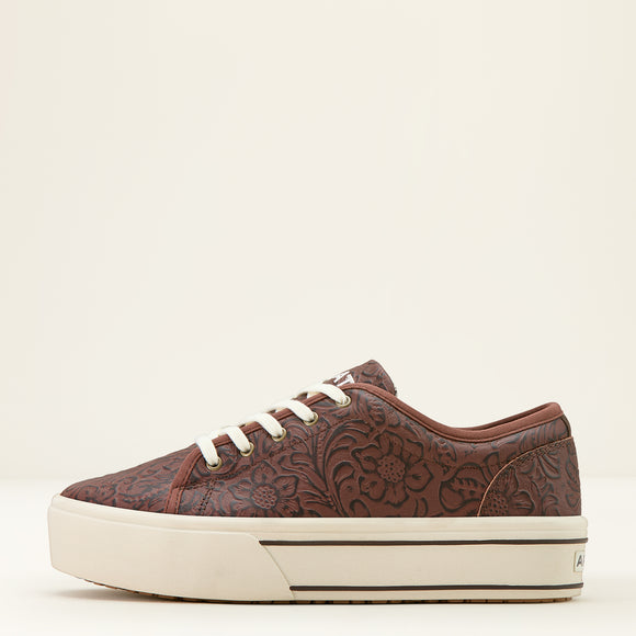 Ariat Womens Skylar Brown Floral Emboss 10061258 - Side View