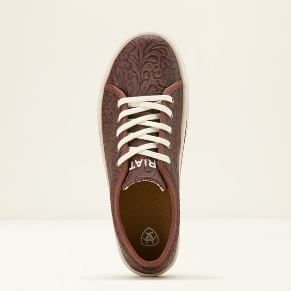 Ariat Wms Skylar Brown Floral Emboss - View 3