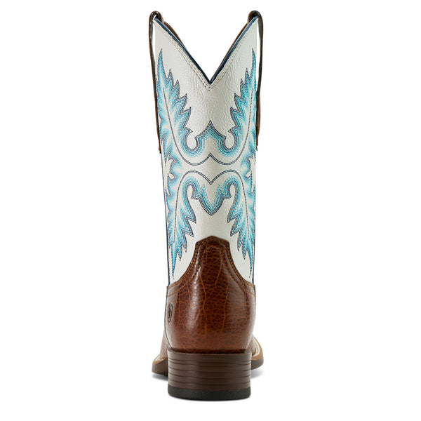 Ariat Womens Canyon Point Gingersnap White Icing 10061283 - Heel View