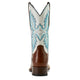Ariat Womens Canyon Point Gingersnap White Icing 10061283 - Heel View
