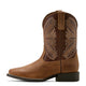 Ariat Yth Ruidoso Pearl / Chocolate Brown - View 2