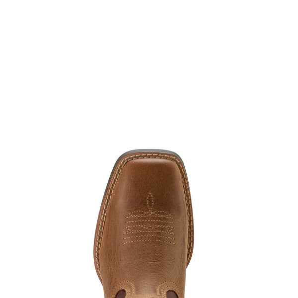 Ariat Yth Ruidoso Pearl / Chocolate Brown - View 6