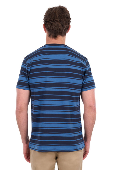 Thomas Cook Men’s Pete Stripe 1-Pocket Short Sleeve Tee - back